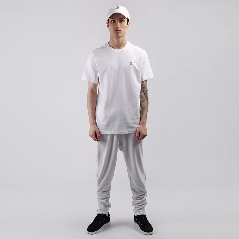 мужская белая футболка Nike Court Embroidered Tee BV5809-100 - цена, описание, фото 4